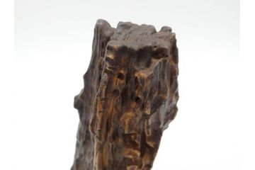 時代物　中国古玩　鑑賞石　盆石　台付(置物、ディスプレイ、台座付き)(R-070226)