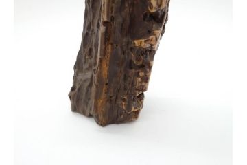 時代物　中国古玩　鑑賞石　盆石　台付(置物、ディスプレイ、台座付き)(R-070226)