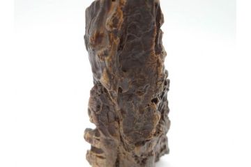 時代物　中国古玩　鑑賞石　盆石　台付(置物、ディスプレイ、台座付き)(R-070226)