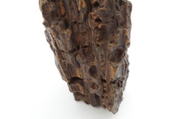 時代物　中国古玩　鑑賞石　盆石　台付(置物、ディスプレイ、台座付き)(R-070226)