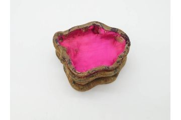 時代物　中国古玩　鑑賞石　盆石　台付(置物、ディスプレイ、台座付き)(R-070226)