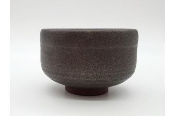 人間国宝　川北良造　銀沃懸地　上質な和の雰囲気を高める茶碗(共箱付き、抹茶碗、茶道具、茶器、和食器)(R-070228)