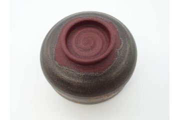 人間国宝　川北良造　銀沃懸地　上質な和の雰囲気を高める茶碗(共箱付き、抹茶碗、茶道具、茶器、和食器)(R-070228)