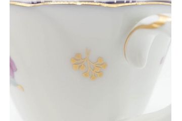 大倉陶園(OKURA、OAC)　カトレア　気品が感じられるティーカップ&ソーサー6客セット(洋食器、洋蘭、オーキッド)(R-070230)