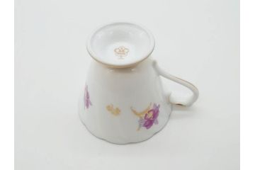 大倉陶園(OKURA、OAC)　カトレア　気品が感じられるティーカップ&ソーサー6客セット(洋食器、洋蘭、オーキッド)(R-070230)