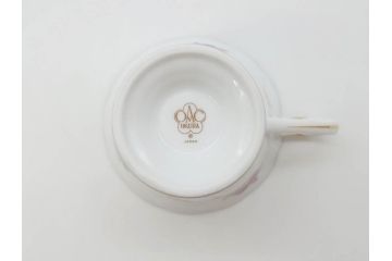 大倉陶園(OKURA、OAC)　カトレア　気品が感じられるティーカップ&ソーサー6客セット(洋食器、洋蘭、オーキッド)(R-070230)