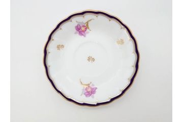 大倉陶園(OKURA、OAC)　カトレア　気品が感じられるティーカップ&ソーサー6客セット(洋食器、洋蘭、オーキッド)(R-070230)