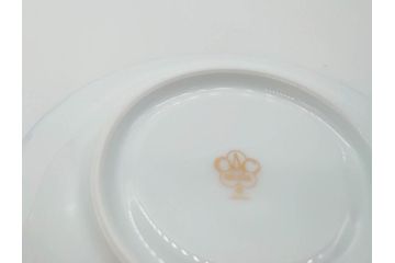 大倉陶園(OKURA、OAC)　カトレア　気品が感じられるティーカップ&ソーサー6客セット(洋食器、洋蘭、オーキッド)(R-070230)