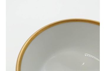 東ドイツ　リヒテ社　Lichte Echt Kobalt　金彩　コバルト　落ち着いた紺色に金の装飾が美しいカップ&ソーサー6客セット(洋食器、C&S)(R-070231)