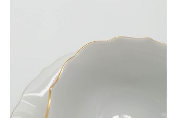 ドイツ　マイセン　Meissen　ベーシックフラワー　二つ花　優美な雰囲気が素敵なトリオセット(ティーカップ&ソーサー、プレート、皿、洋食器)(R-070232)
