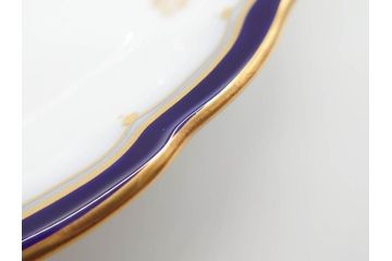 大倉陶園(OKURA、OAC)　カトレア　可愛らしいお花が魅力的なプレート6枚セット(洋食器、皿、洋蘭、オーキッド)(R-070233)