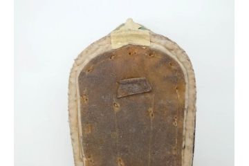 明治期　金襴製　履き物　沓(靴、くつ、仏教、僧侶、装東)(R-070235)