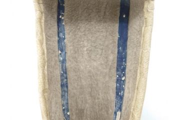 明治期　金襴製　履き物　沓(靴、くつ、仏教、僧侶、装東)(R-070235)