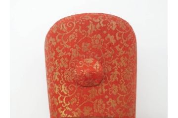 金襴張り　挿鞋(束帯、木製、履物、靴、くつ、クツ、法要、葬儀、仏具、僧侶、法衣、装束、神主)(R-070236)