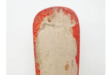 金襴張り　挿鞋(束帯、木製、履物、靴、くつ、クツ、法要、葬儀、仏具、僧侶、法衣、装束、神主)(R-070236)