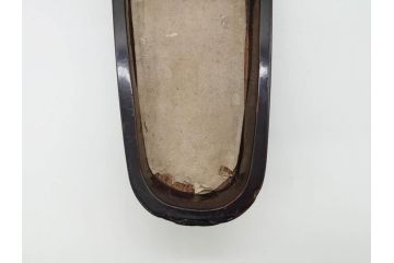 古い浅沓(束帯、木製、履物、靴、くつ、クツ、法要、葬儀、仏具、僧侶、法衣、装束、神主、衣冠、直衣、狩衣)(R-070237)
