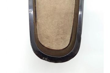 古い浅沓(束帯、木製、履物、靴、くつ、クツ、法要、葬儀、仏具、僧侶、法衣、装束、神主、衣冠、直衣、狩衣)(R-070237)