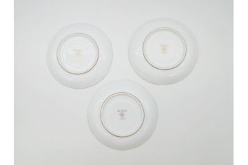 大倉陶園(OAC)　OKURA CHINA　フラワー　華やかな花のデザインが気分を上げてくれるティーカップ&ソーサー3客セット(箱付き、洋食器)(R-070260)