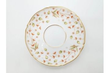 大倉陶園(OAC)　OKURA CHINA　フラワー　華やかな花のデザインが気分を上げてくれるティーカップ&ソーサー3客セット(箱付き、洋食器)(R-070260)