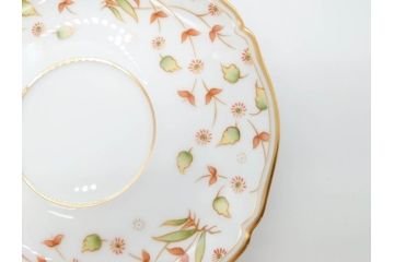 大倉陶園(OAC)　OKURA CHINA　フラワー　華やかな花のデザインが気分を上げてくれるティーカップ&ソーサー3客セット(箱付き、洋食器)(R-070260)