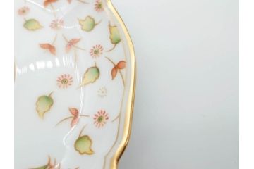 大倉陶園(OAC)　OKURA CHINA　フラワー　華やかな花のデザインが気分を上げてくれるティーカップ&ソーサー3客セット(箱付き、洋食器)(R-070260)
