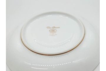 大倉陶園(OAC)　OKURA CHINA　フラワー　華やかな花のデザインが気分を上げてくれるティーカップ&ソーサー3客セット(箱付き、洋食器)(R-070260)