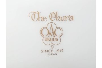 大倉陶園(OAC)　OKURA CHINA　フラワー　華やかな花のデザインが気分を上げてくれるティーカップ&ソーサー3客セット(箱付き、洋食器)(R-070260)