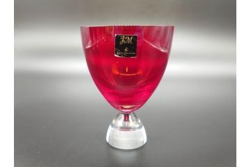 イギリス　ROYAL DOULTON(ロイヤルドルトン)　ジュリアン・マクドナルド(JM)　鮮やかな赤色が目を惹くイグナイトタンブラー5客セット(グラス、洋食器)(R-070261)