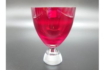 イギリス　ROYAL DOULTON(ロイヤルドルトン)　ジュリアン・マクドナルド(JM)　鮮やかな赤色が目を惹くイグナイトタンブラー5客セット(グラス、洋食器)(R-070261)