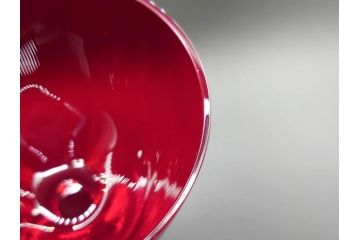 イギリス　ROYAL DOULTON(ロイヤルドルトン)　ジュリアン・マクドナルド(JM)　鮮やかな赤色が目を惹くイグナイトタンブラー5客セット(グラス、洋食器)(R-070261)