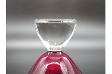 イギリス　ROYAL DOULTON(ロイヤルドルトン)　ジュリアン・マクドナルド(JM)　鮮やかな赤色が目を惹くイグナイトタンブラー5客セット(グラス、洋食器)(R-070261)