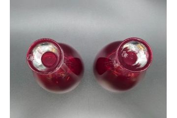 イギリス　ROYAL DOULTON(ロイヤルドルトン)　ジュリアン・マクドナルド(JM)　鮮やかな赤色が目を惹くイグナイトタンブラー5客セット(グラス、洋食器)(R-070261)