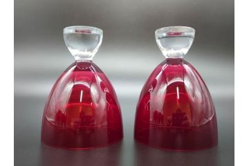 イギリス　ROYAL DOULTON(ロイヤルドルトン)　ジュリアン・マクドナルド(JM)　鮮やかな赤色が目を惹くイグナイトタンブラー5客セット(グラス、洋食器)(R-070261)