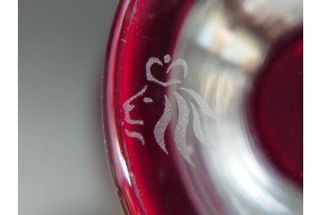 イギリス　ROYAL DOULTON(ロイヤルドルトン)　ジュリアン・マクドナルド(JM)　鮮やかな赤色が目を惹くイグナイトタンブラー5客セット(グラス、洋食器)(R-070261)