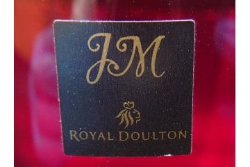 イギリス　ROYAL DOULTON(ロイヤルドルトン)　ジュリアン・マクドナルド(JM)　鮮やかな赤色が目を惹くイグナイトタンブラー5客セット(グラス、洋食器)(R-070261)