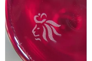 イギリス　ROYAL DOULTON(ロイヤルドルトン)　ジュリアン・マクドナルド(JM)　鮮やかな赤色が美しいイグナイトタンブラー3客セット(グラス、洋食器)(R-070262)