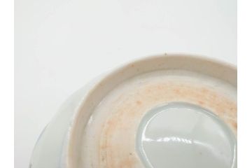 江戸〜明治期　伊万里　色絵　約16cm　5.1寸　多様な絵付けが目を惹くなます皿3枚セット(花盆、花鳥、はさみ、深皿、和食器、五寸一分)(R-070263)