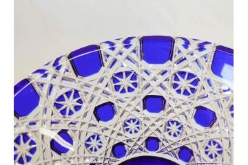 ドイツ　マイセン　Meissen　マイセンクリスタル　アラビアンナイト　美しいデザインが幻想的な空間を演出する花瓶(MEISSENER BLEIKRISTALL、カットガラス、フラワーベース、花器、花入、箱付き)(R-070268)