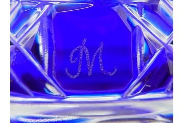 ドイツ　マイセン　Meissen　マイセンクリスタル　アラビアンナイト　美しいデザインが幻想的な空間を演出する花瓶(MEISSENER BLEIKRISTALL、カットガラス、フラワーベース、花器、花入、箱付き)(R-070268)