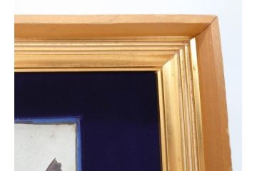 ペルシャ　サファビー朝　ポロをする図　躍動感のある素敵な陶額(在銘、陶画、サファヴィー、壁掛け)(R-070270)