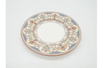 希少　イギリス　MINTONS(ミントン)　HAZLEMERE(ヘイゼルミア)　クラシックな雰囲気が素敵なプレート6枚セット(箱付き、洋食器、皿)(R-070273)