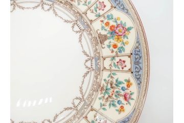 希少　イギリス　MINTONS(ミントン)　HAZLEMERE(ヘイゼルミア)　クラシックな雰囲気が素敵なプレート6枚セット(箱付き、洋食器、皿)(R-070273)
