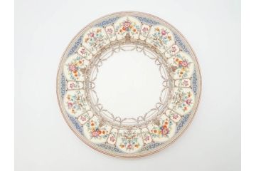 希少　イギリス　MINTONS(ミントン)　HAZLEMERE(ヘイゼルミア)　クラシックな雰囲気が素敵なプレート6枚セット(箱付き、洋食器、皿)(R-070273)