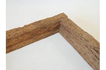 当麻寺　古材　経年を感じさせる木味が魅力的な炉縁(當麻寺、お寺、茶道具、共箱付き)(R-070274)