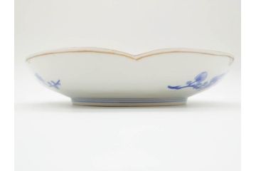 戦前　有田焼　オールド香蘭社&深川製　8.6寸　約26cm　上品で落ち着いた雰囲気が魅力的な大皿(和食器、Wネーム、八寸六分)(R-070277)