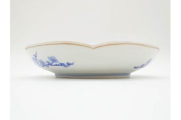 戦前　有田焼　オールド香蘭社&深川製　8.6寸　約26cm　上品で落ち着いた雰囲気が魅力的な大皿(和食器、Wネーム、八寸六分)(R-070277)