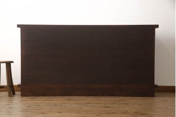 中古　伝統民芸家具　迫力のある杢目が魅力的な岩谷堂箪笥サイドボード(引き出し、収納棚、サイドキャビネット)(R-070288)