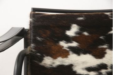 中古　ダメージあり　Cassina(カッシーナ)　ル・コルビュジエ ピエール・ジャンヌレ シャルロット・ペリアン　LC1　個性が光る!ワンランク上の空間づくりにおすすめなスリングチェア(バスキュランチェア、アームチェア、椅子、イス、Le Corbusier)(定価539,000円)(R-070296)