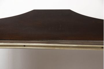 和製アンティーク　栓材　大正ロマン　味のある木の風合いが魅力の本棚(ブックケース、ブックシェルフ、オープンシェルフ、飾り棚)(R-070308)