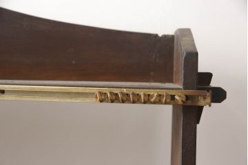 和製アンティーク　栓材　大正ロマン　味のある木の風合いが魅力の本棚(ブックケース、ブックシェルフ、オープンシェルフ、飾り棚)(R-070308)